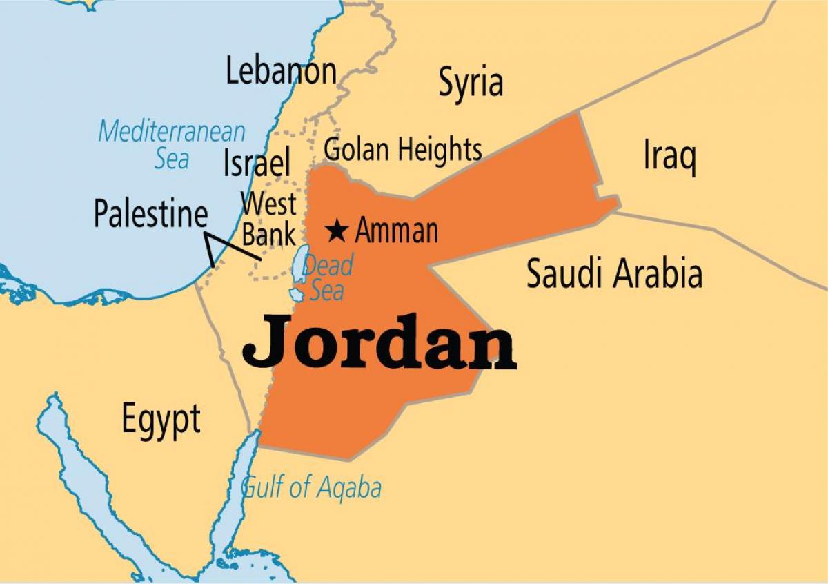 Жордан газрын байршил