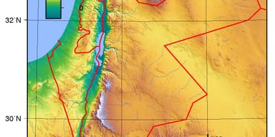 Зураг Жордан elevation